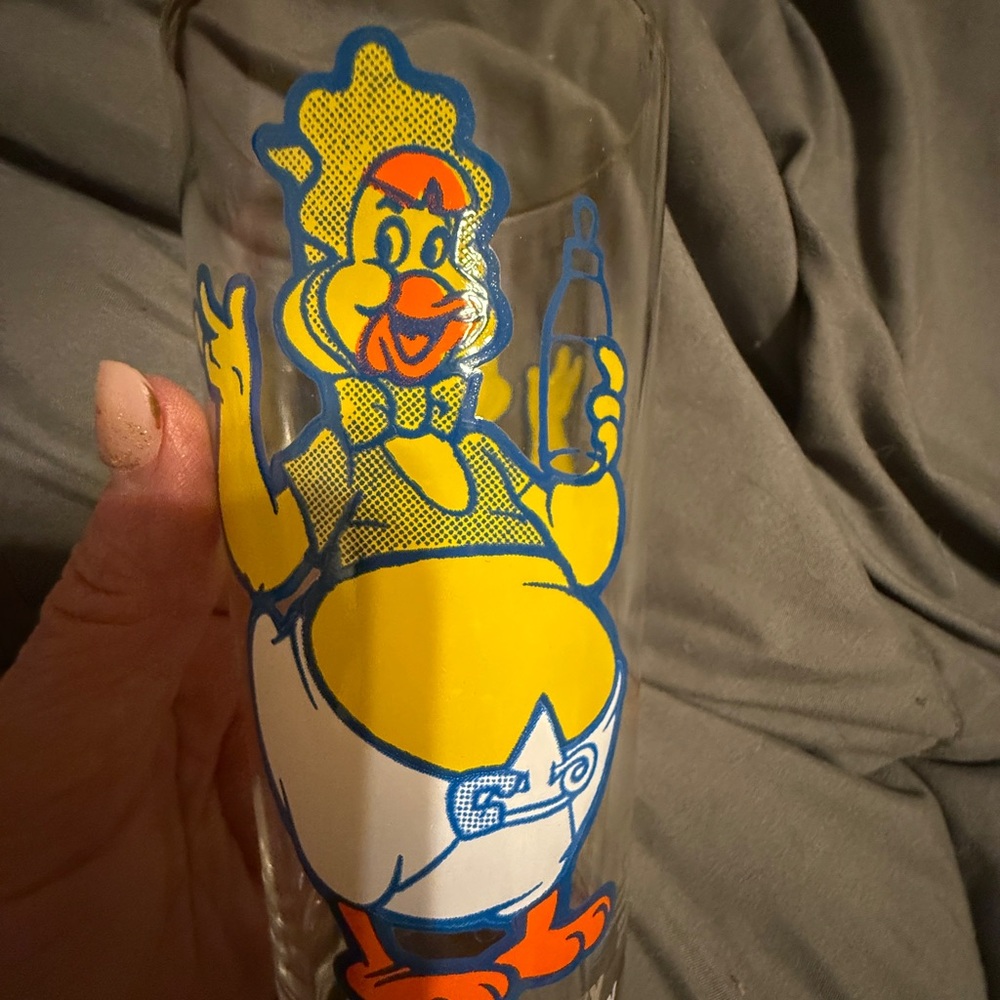 Vintage Big Baby Huey Pepsi Collector Series 1973 Harvey Cartoons Glass
